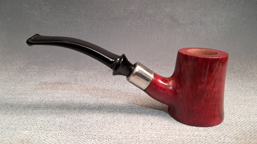 Poker bent hand made pipe