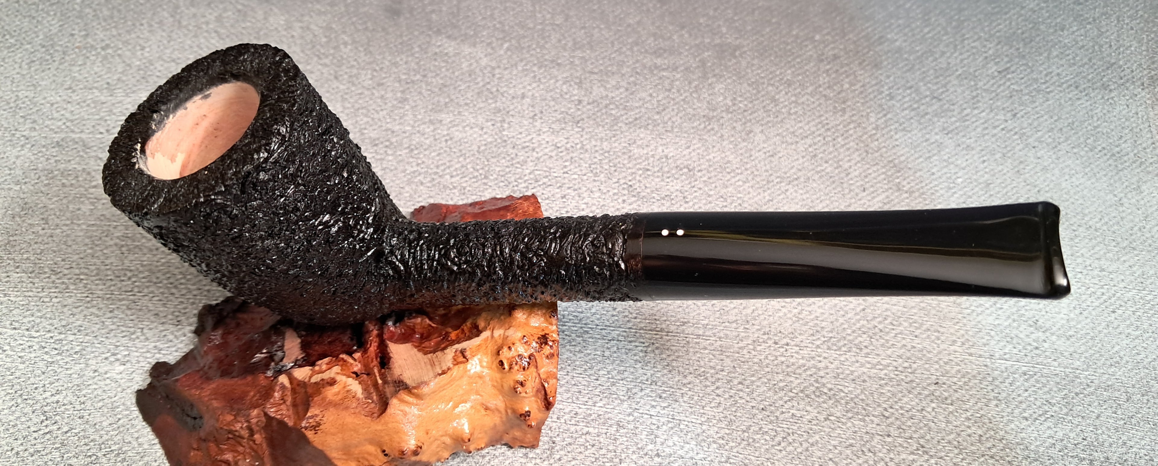 Dublin big black rustik handmade pipe