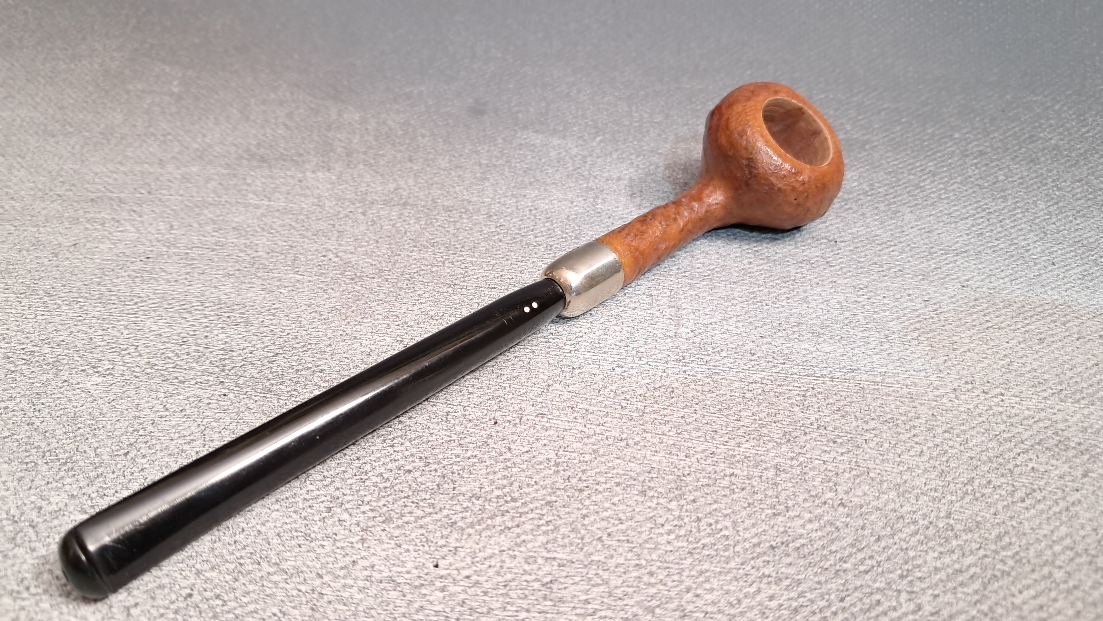 Vintage Prince style pipe, handmade, sandblasted