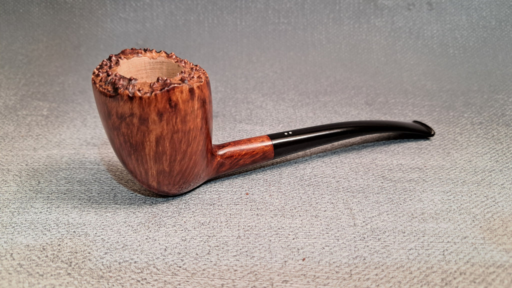 Dublin bark top handmade pipe