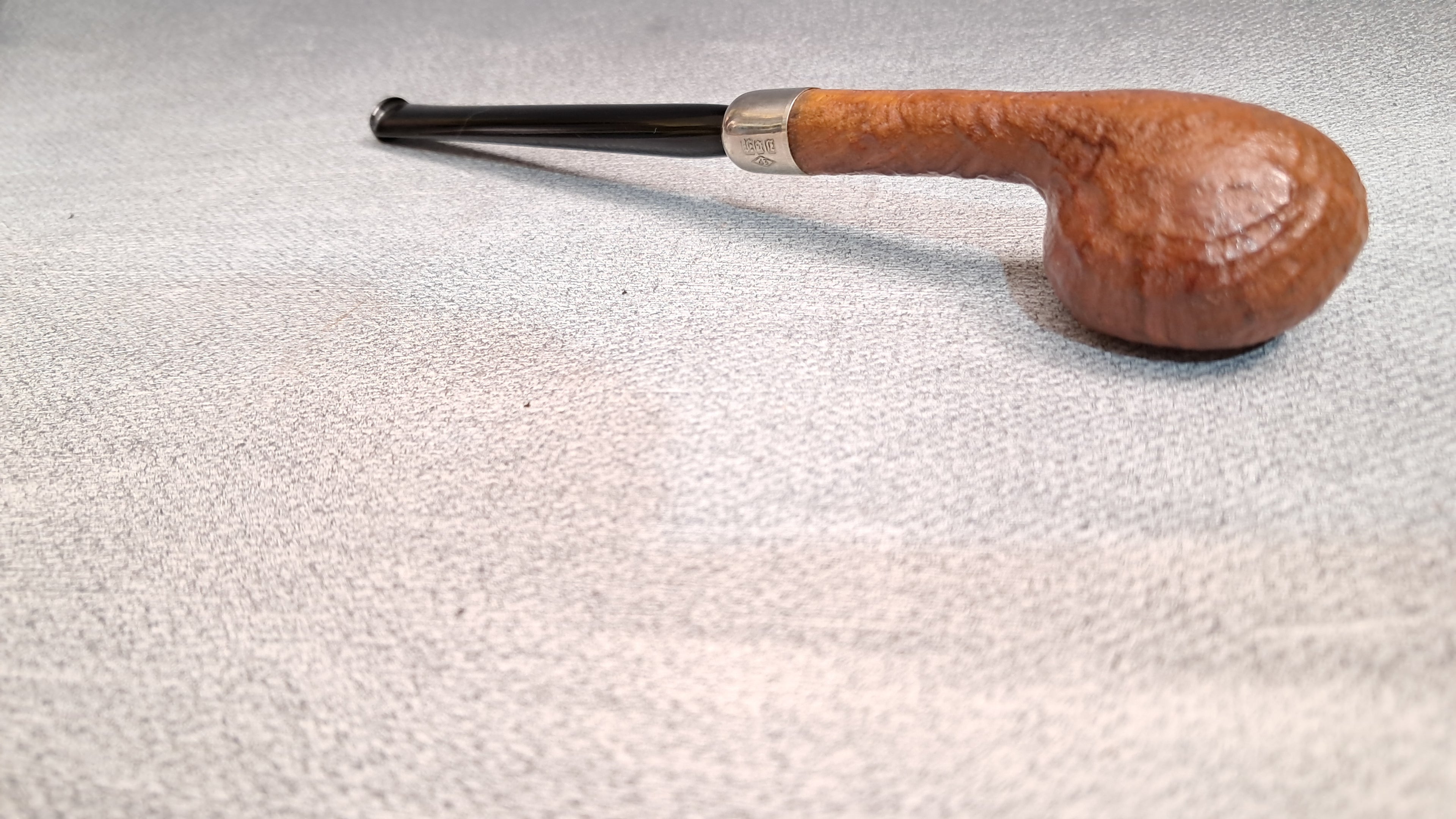 Vintage Prince style pipe, handmade, sandblasted
