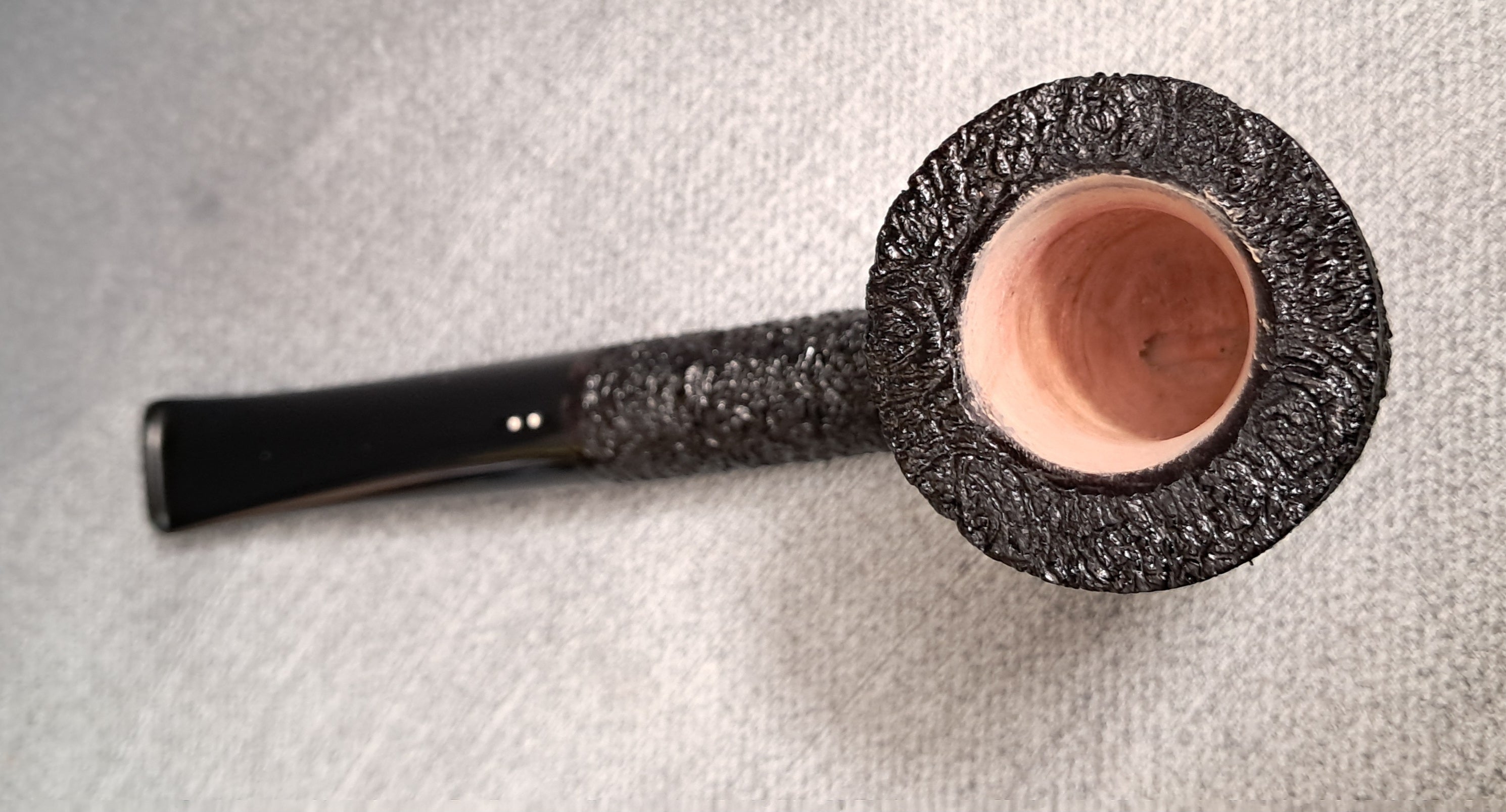 Dublin big black rustik handmade pipe